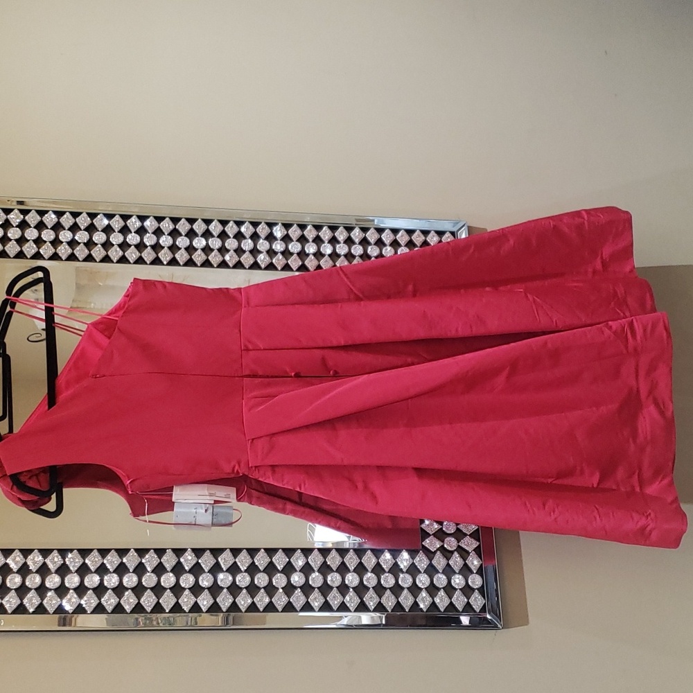 Nwt Teri Jon cherry dress size 8 - Picture 8 of 17